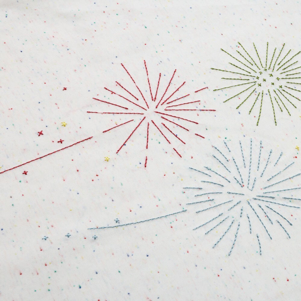 Fireworks Embroidered Short Sleeve