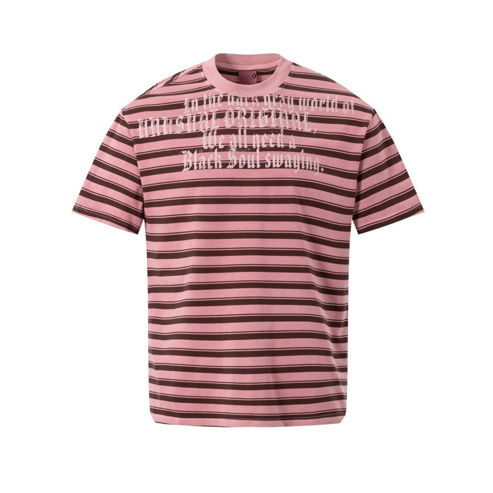 striped short sleeve