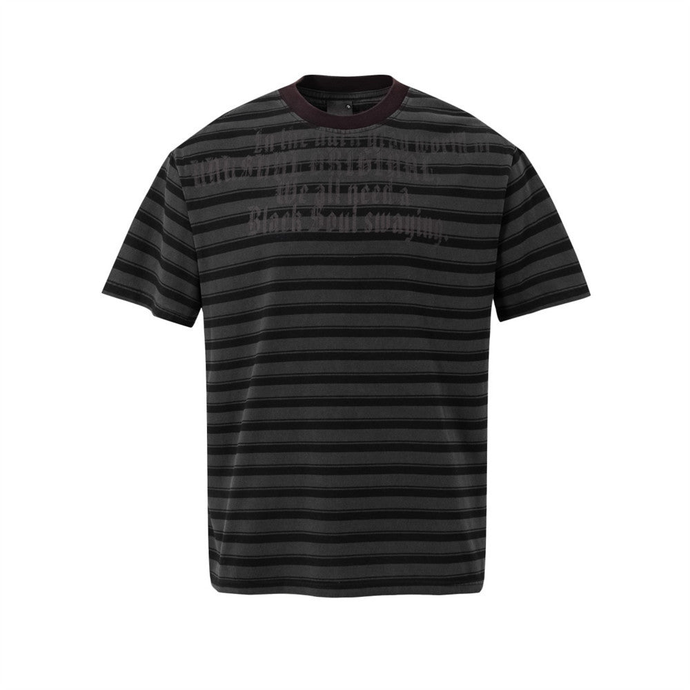 striped short sleeve
