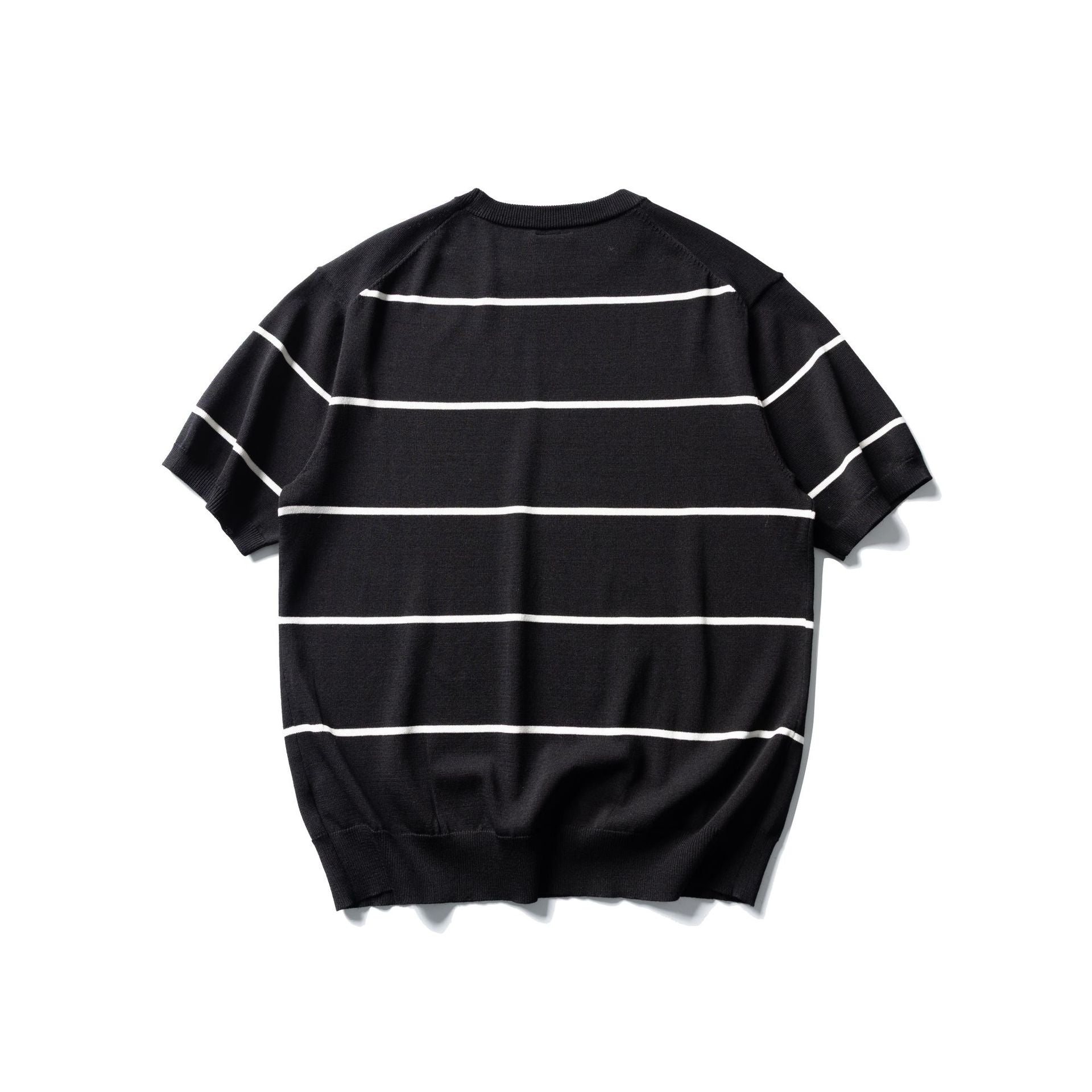 Striped Knitted Short Sleeve