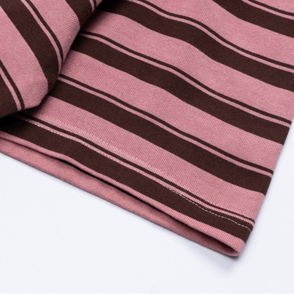 striped short sleeve